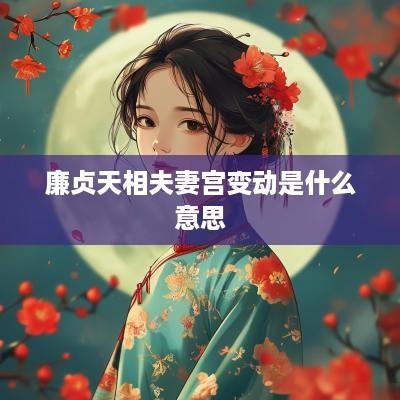 廉贞天相夫妻宫变动是什么意思