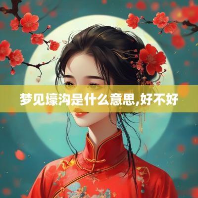 梦见壕沟是什么意思,好不好