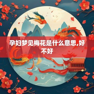 孕妇梦见梅花是什么意思,好不好