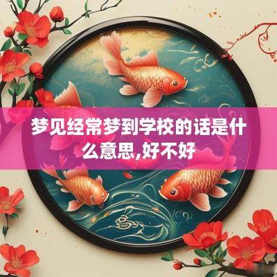 梦见经常梦到学校的话是什么意思,好不好