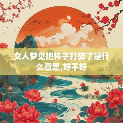 女人梦见把杯子打碎了是什么意思,好不好