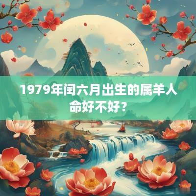 1979年闰六月出生的属羊人命好不好？