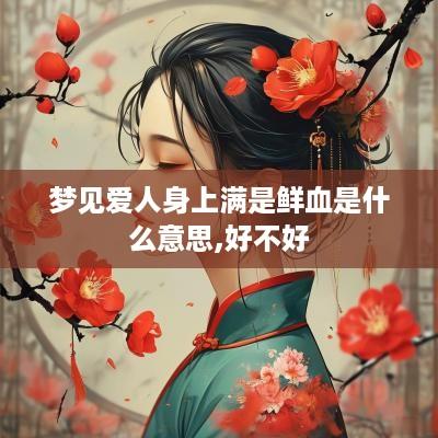 梦见爱人身上满是鲜血是什么意思,好不好