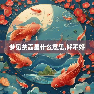 梦见茶壶是什么意思,好不好