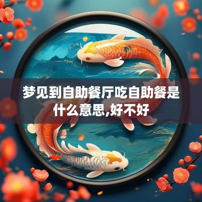 梦见到自助餐厅吃自助餐是什么意思,好不好