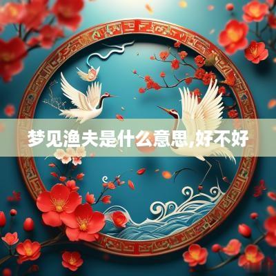 梦见渔夫是什么意思,好不好
