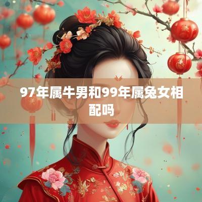 97年属牛男和99年属兔女相配吗
