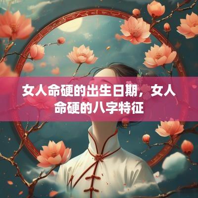 女人命硬的出生日期，女人命硬的八字特征