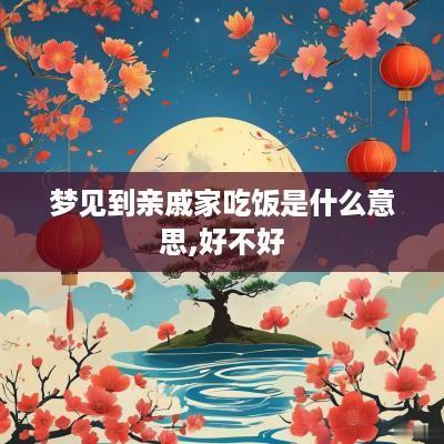 梦见到亲戚家吃饭是什么意思,好不好