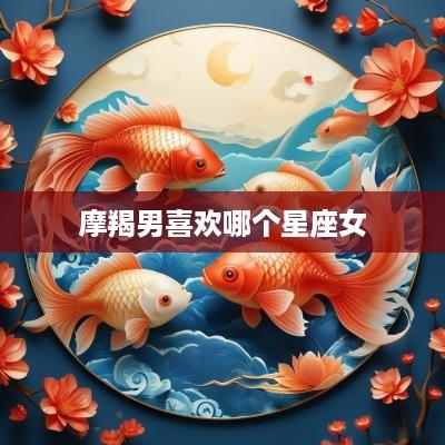 摩羯男喜欢哪个星座女
