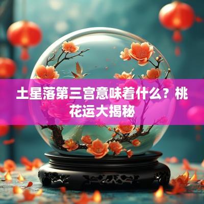 土星落第三宫意味着什么？桃花运大揭秘