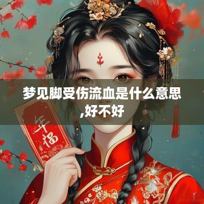 梦见脚受伤流血是什么意思,好不好