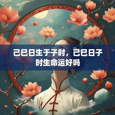己巳日生于子时，己巳日子时生命运好吗