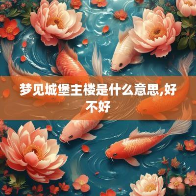 梦见城堡主楼是什么意思,好不好