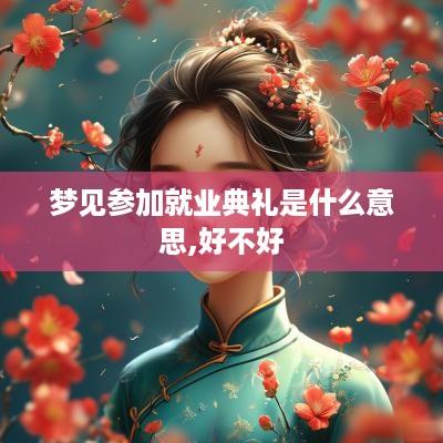 梦见参加就业典礼是什么意思,好不好