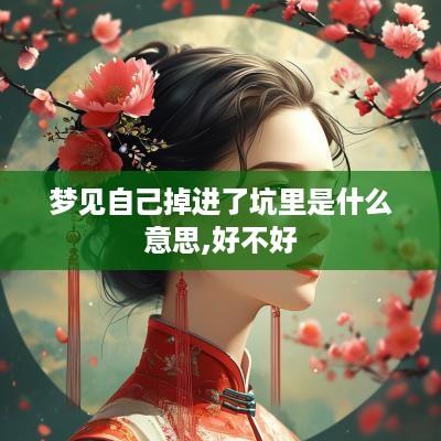 梦见自己掉进了坑里是什么意思,好不好