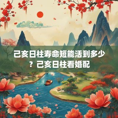 己亥日柱寿命短能活到多少？己亥日柱看婚配