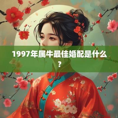 1997年属牛最佳婚配是什么？