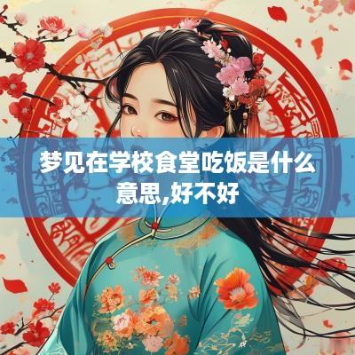 梦见在学校食堂吃饭是什么意思,好不好