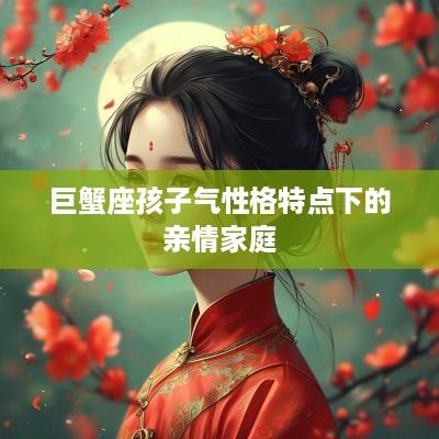 巨蟹座孩子气性格特点下的亲情家庭