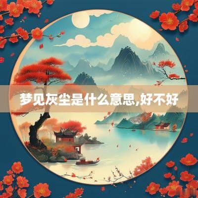 梦见灰尘是什么意思,好不好