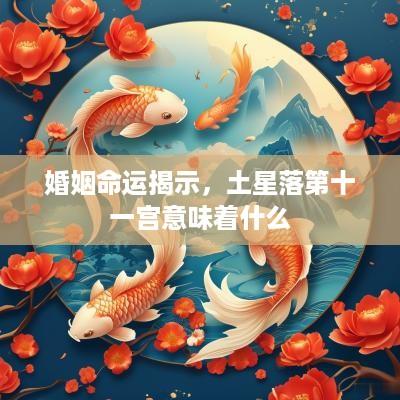 婚姻命运揭示，土星落第十一宫意味着什么