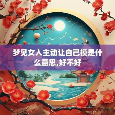 梦见女人主动让自己摸是什么意思,好不好