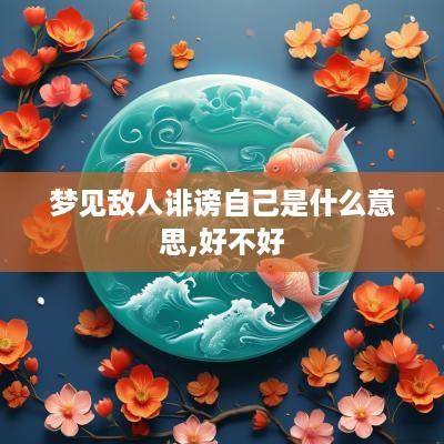 梦见敌人诽谤自己是什么意思,好不好