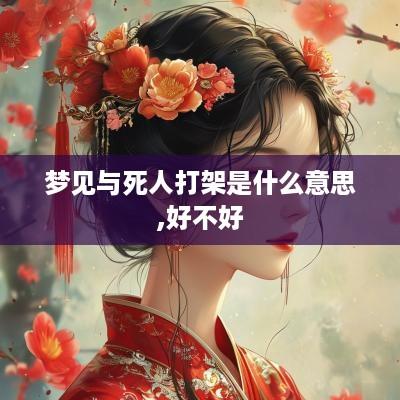 梦见与死人打架是什么意思,好不好