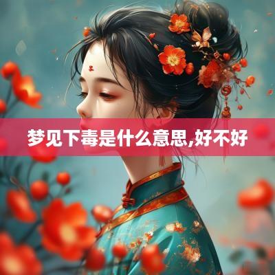 梦见下毒是什么意思,好不好