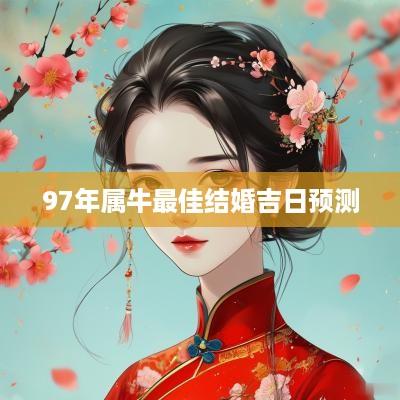 97年属牛最佳结婚吉日预测