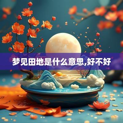 梦见田地是什么意思,好不好