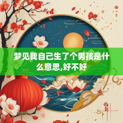 梦见我自己生了个男孩是什么意思,好不好