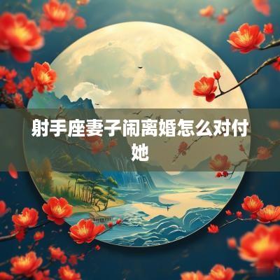 射手座妻子闹离婚怎么对付她