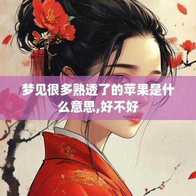 梦见很多熟透了的苹果是什么意思,好不好