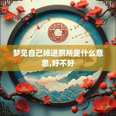 梦见自己掉进厕所是什么意思,好不好