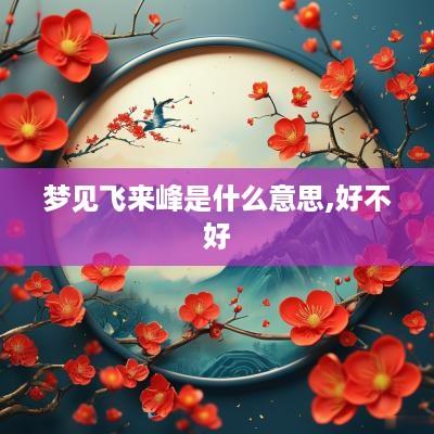 梦见飞来峰是什么意思,好不好