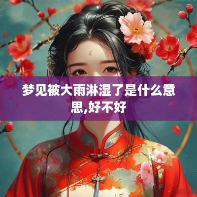 梦见被大雨淋湿了是什么意思,好不好