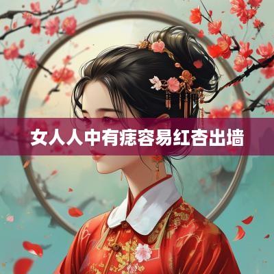 女人人中有痣容易红杏出墙