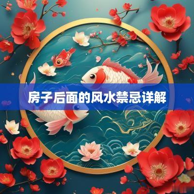 房子后面的风水禁忌详解