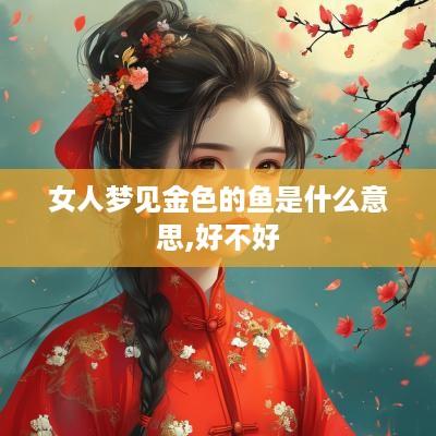女人梦见金色的鱼是什么意思,好不好