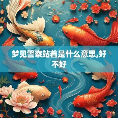梦见警察站着是什么意思,好不好