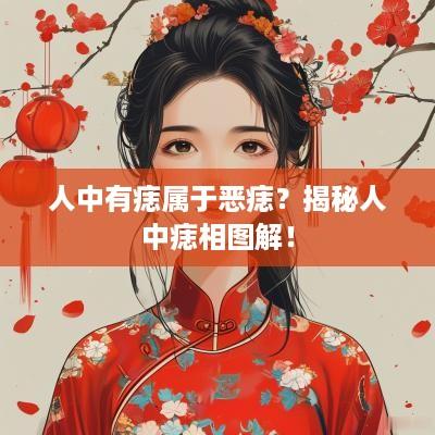 人中有痣属于恶痣？揭秘人中痣相图解！