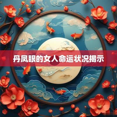 丹凤眼的女人命运状况揭示