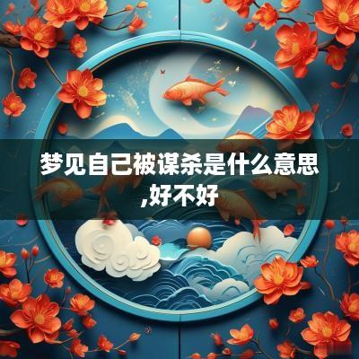 梦见自己被谋杀是什么意思,好不好