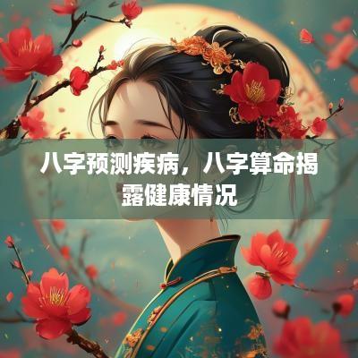 八字预测疾病，八字算命揭露健康情况