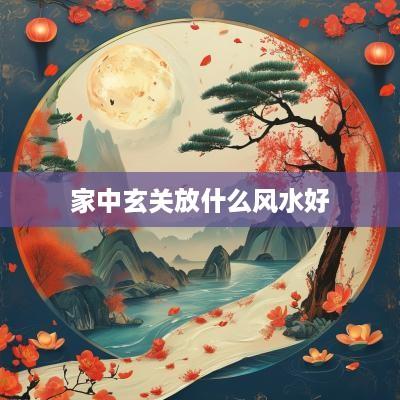 家中玄关放什么风水好
