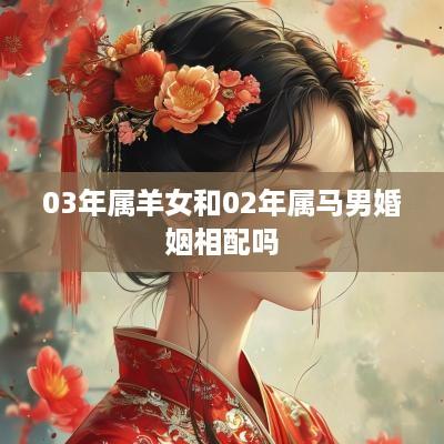 03年属羊女和02年属马男婚姻相配吗