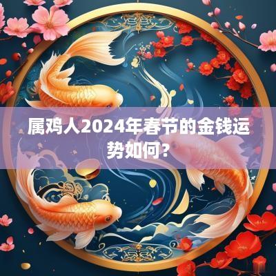 属鸡人2025年春节的金钱运势如何？