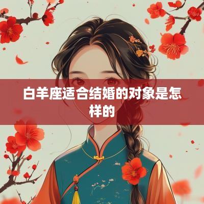 白羊座适合结婚的对象是怎样的